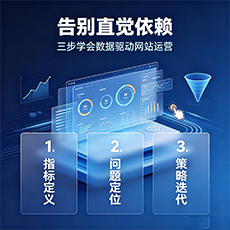 宜城建站-告别直觉依赖：三步学会数据驱动网站运营
