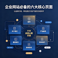 南漳建站-企业网站必备的六大核心页面