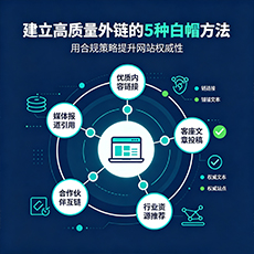 襄阳建站-建立高质量外链的5种白帽方法