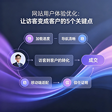 南漳建站-网站用户体验优化：让访客变成客户的5个关键点